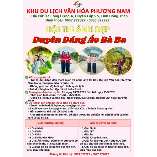 Hội Thi Ảnh Đẹp Duyên Dáng Áo Bà Ba